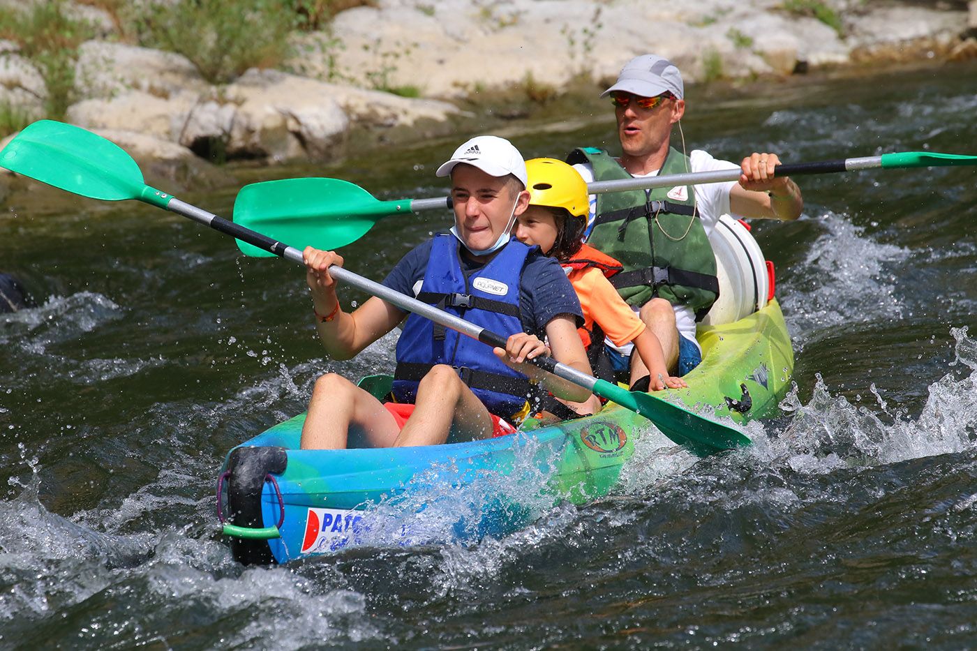 Discesa e canoa sull'Ardèche