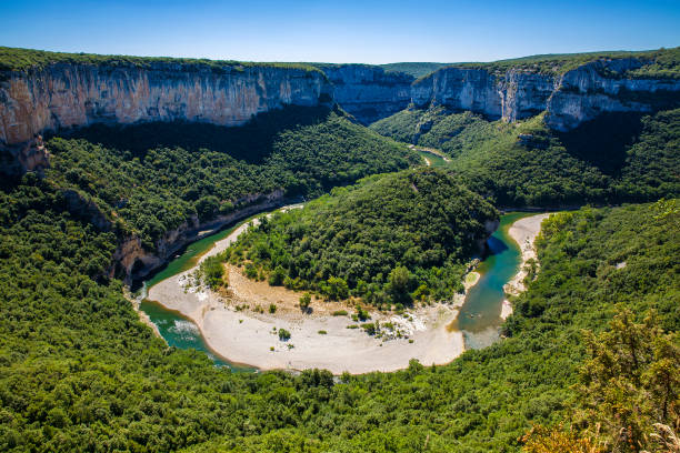 Rivière dans les Gorges de l'Ardèche